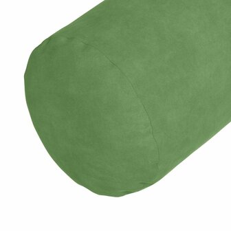 Bolster Kussens 2 stuks Lichtgroen &Oslash; 15 x 40 cm Cordstof 8