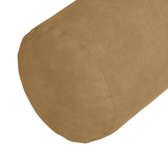 Bolster Kussens 2 stuks Bruin &Oslash; 15 x 40 cm Cordstof 8