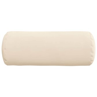 Bolster Kussens 2 stuks Beige &Oslash; 15 x 40 cm Microvezel Stof 6