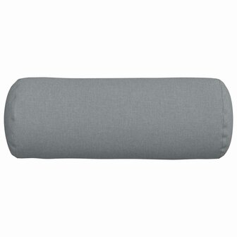 Bolster Kussens 2 stuks Lichtgrijs &Oslash; 25 x 70 cm Stof 6