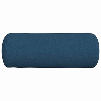 Bolster Kussens 2 stuks Blauw &Oslash; 25 x 70 cm Stof 6