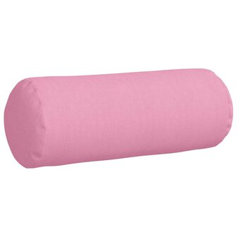 Bolster Kussens 2 stuks Roze &Oslash; 25 x 70 cm Stof 5