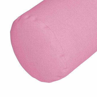 Bolster Kussens 2 stuks Roze &Oslash; 25 x 70 cm Stof 8