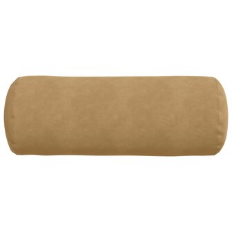 Bolster Kussens 2 stuks Bruin &Oslash; 25 x 70 cm Cordstof 6