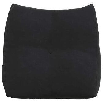 Rugkussen Zwart 45 x 24 x 50 cm Fluweel 6
