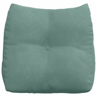 Rugkussen Zeegroen 45 x 24 x 50 cm Fluweel 6