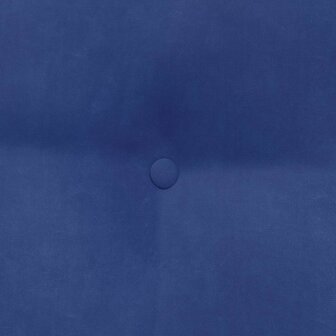 Rugkussen Politieblauw 45 x 24 x 50 cm Fluweel 8