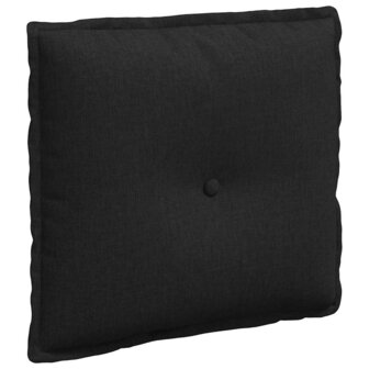 Rugkussen Zwart 50 x 19 x 45 cm Stof 2