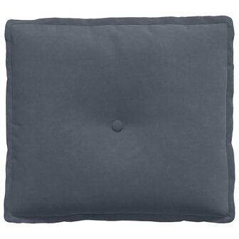 Rugkussen Donkergrijs 50 x 45 cm Cordstof 5