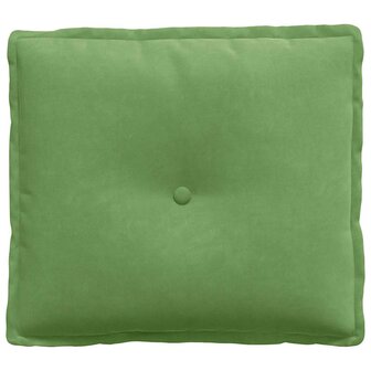 Rugkussen Lichtgroen 50 x 45 cm Cordstof 5