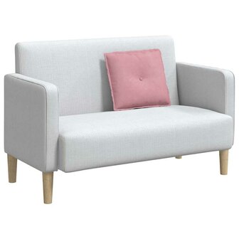Rugkussen Roze 50 x 45 cm Cordstof 3