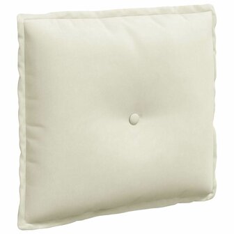 Rugkussen Cr&egrave;me 50 x 45 cm Cordstof 2