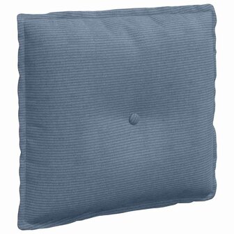 Rugkussen Blauw 50 x 45 cm Cordstof 2