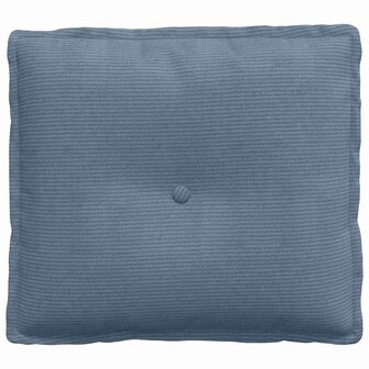 Rugkussen Blauw 50 x 45 cm Cordstof 5
