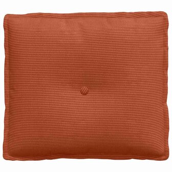 Rugkussen Rood-oranje 50 x 45 cm Cordstof 5