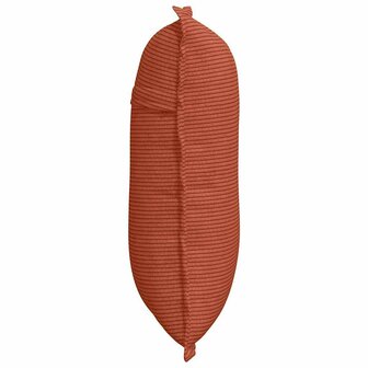 Rugkussen Rood-oranje 50 x 45 cm Cordstof 6
