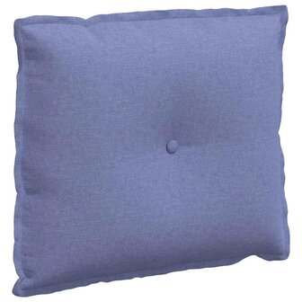 Rugkussen Jeans Blauw 60 x 19 x 50 cm Stof 2