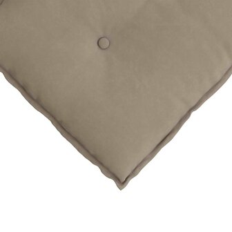 Rugkussen Taupe 60 x 50 cm Microvezel Stof 7