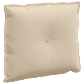 Rugkussen Cr&egrave;me 60 x 50 cm Microvezel Stof 2