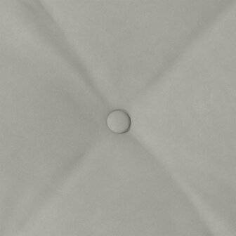 Rugkussen Lichtgrijs 80 x 50 cm Microvezel Stof 8