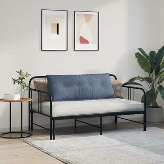 Rugkussen Blauw 120 x 50 cm Cordstof 4