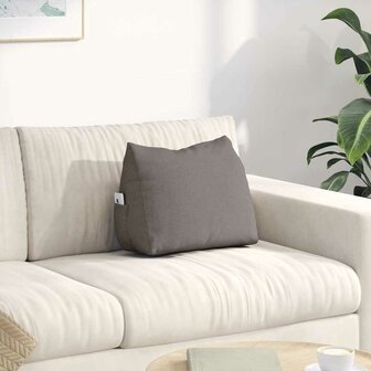 Rugkussen Taupe 45 x 20 x 35 cm Stof 1