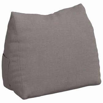 Rugkussen Taupe 45 x 20 x 35 cm Stof 2