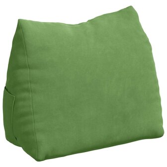 Rugkussen Lichtgroen 45 x 20 x 35 cm Cordstof 2