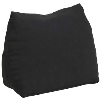 Rugkussen Zwart 45 x 20 x 35 cm Cordstof 2