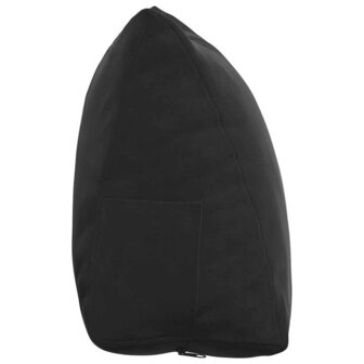 Rugkussen Zwart 45 x 20 x 35 cm Cordstof 7