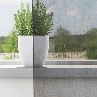 Gordijnen voile met doorvoertules 2 st 140x260 cm donkergrijs 3
