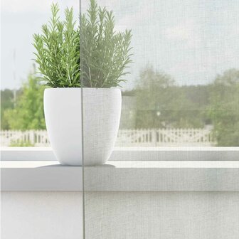 Gordijnen voile met doorvoertules 2 st 140x245 cm lichtgrijs 3