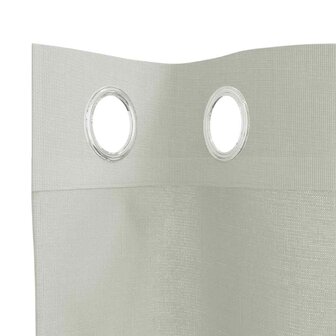 Gordijnen voile met doorvoertules 2 st 140x245 cm lichtgrijs 5