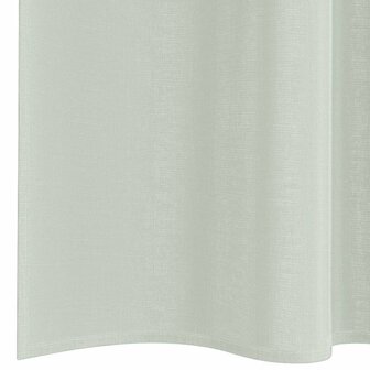 Gordijnen voile met roedezakken 2 st lichtgrijs 6