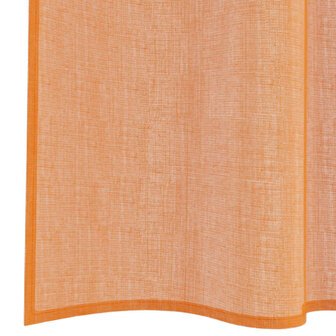 Voile gordijnen met roedezakken 2 st terracotta 5