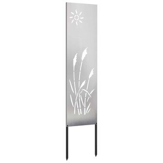 Privacyscherm Fretwerk Zilver 32 x 140 cm Roestvrij staal 2