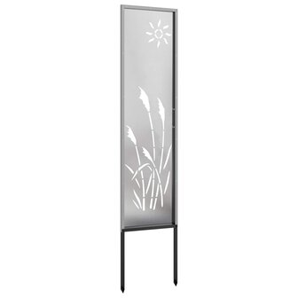 Privacyscherm Fretwerk Zilver 32 x 140 cm Roestvrij staal 3