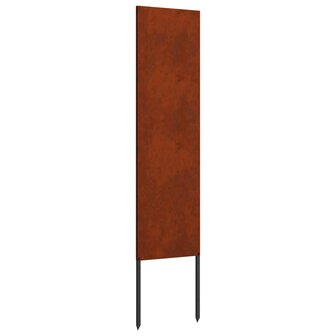 Privacyscherm Fretwerk Roestig 32 x 140 cm Cortenstaal 2