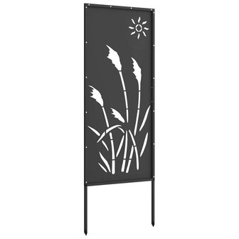 Privacyscherm Zwart 50 x 140 cm Koudgewalst staal 5