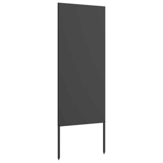Privacyscherm Zwart 50 x 140 cm Koudgewalst staal 4