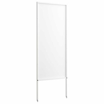 Privacyscherm Fretwerk Wit 50 x 140 cm Koudgewalst staal 3
