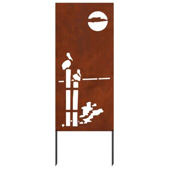 Privacyscherm Fretwerk Roestig 50 x 140 cm Cortenstaal 4