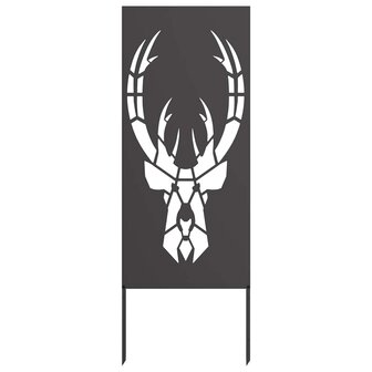 Privacyscherm Zwart 50 x 140 cm Koudgewalst staal 2