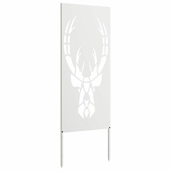 Privacyscherm Wit 50 x 140 cm Koudgewalst staal 4