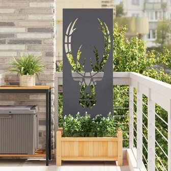 Privacyscherm Antraciet 50 x 140 cm Koudgewalst staal 1