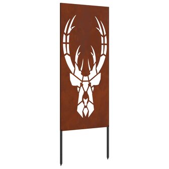 Privacyscherm Dierenprint Roestig 50 x 140 cm Cortenstaal 2