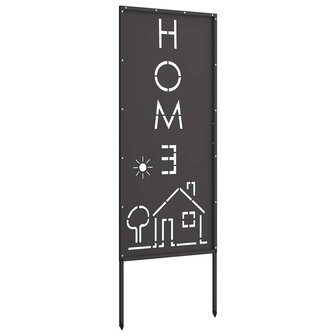 Privacyscherm Zwart 50 x 140 cm Koudgewalst staal 5