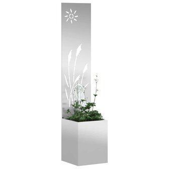 Privacyscherm Zilver 32 x 140 cm Gegalvaniseerd staal 3