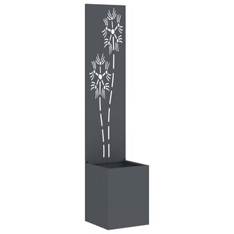 Privacyscherm Antraciet 32 x 140 cm Koudgewalst staal 2