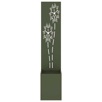 Privacyscherm Olijfgroen 32 x 140 cm Koudgewalst staal 5
